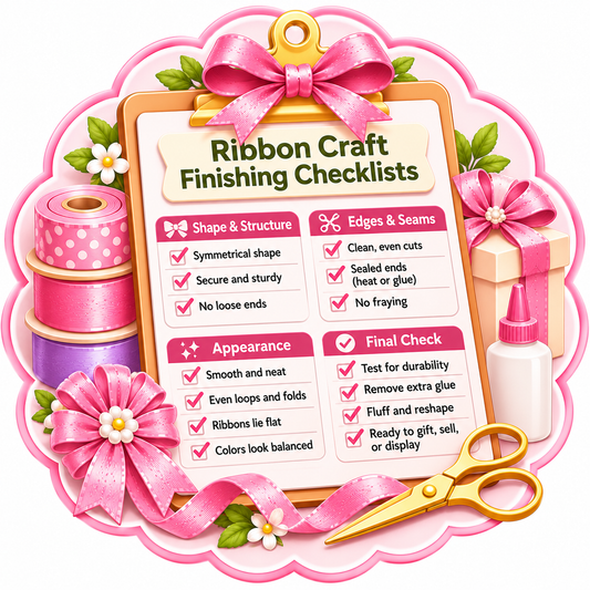 Ribbon Finishing Checklists